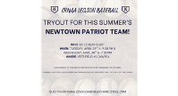 Tryout Today for the Newtown Legion Patriots Team!